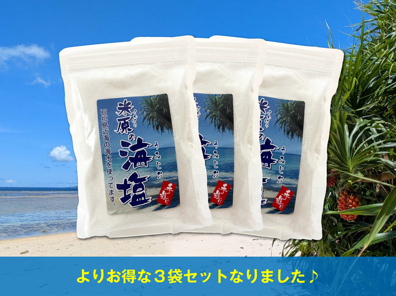米原の海塩3個セット